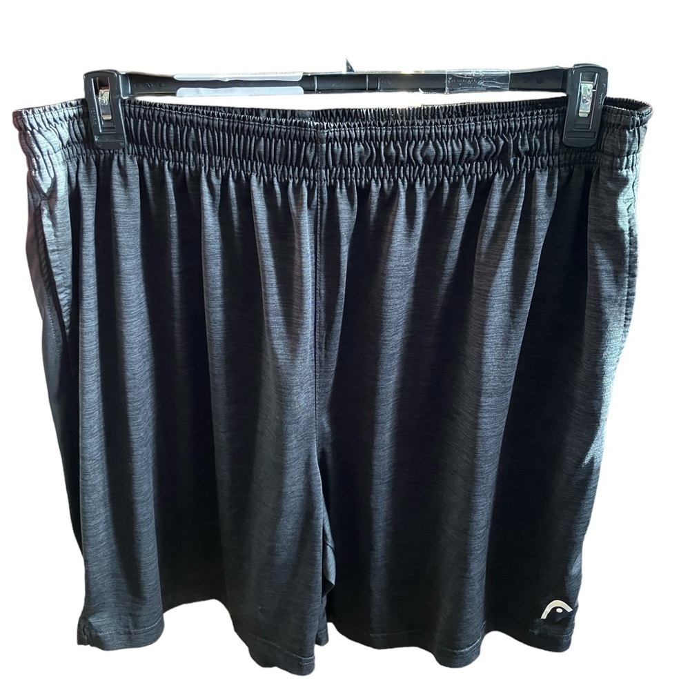 Head Athletic Shorts 4XL 2”Elastic Waistband Black Grey